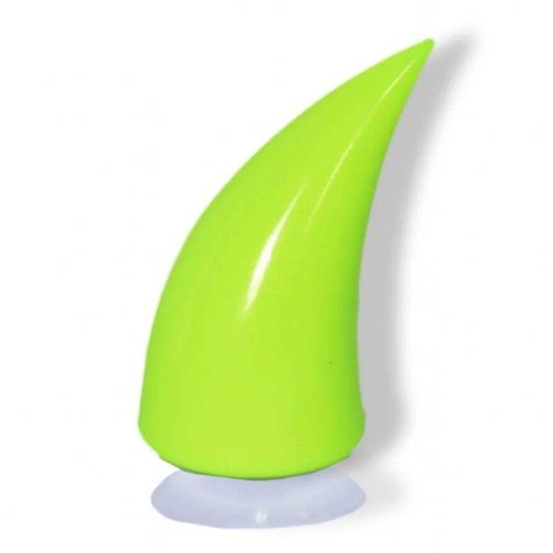 Décoration Casque Moto Corne Diable Vert Fluo Antre du Motard