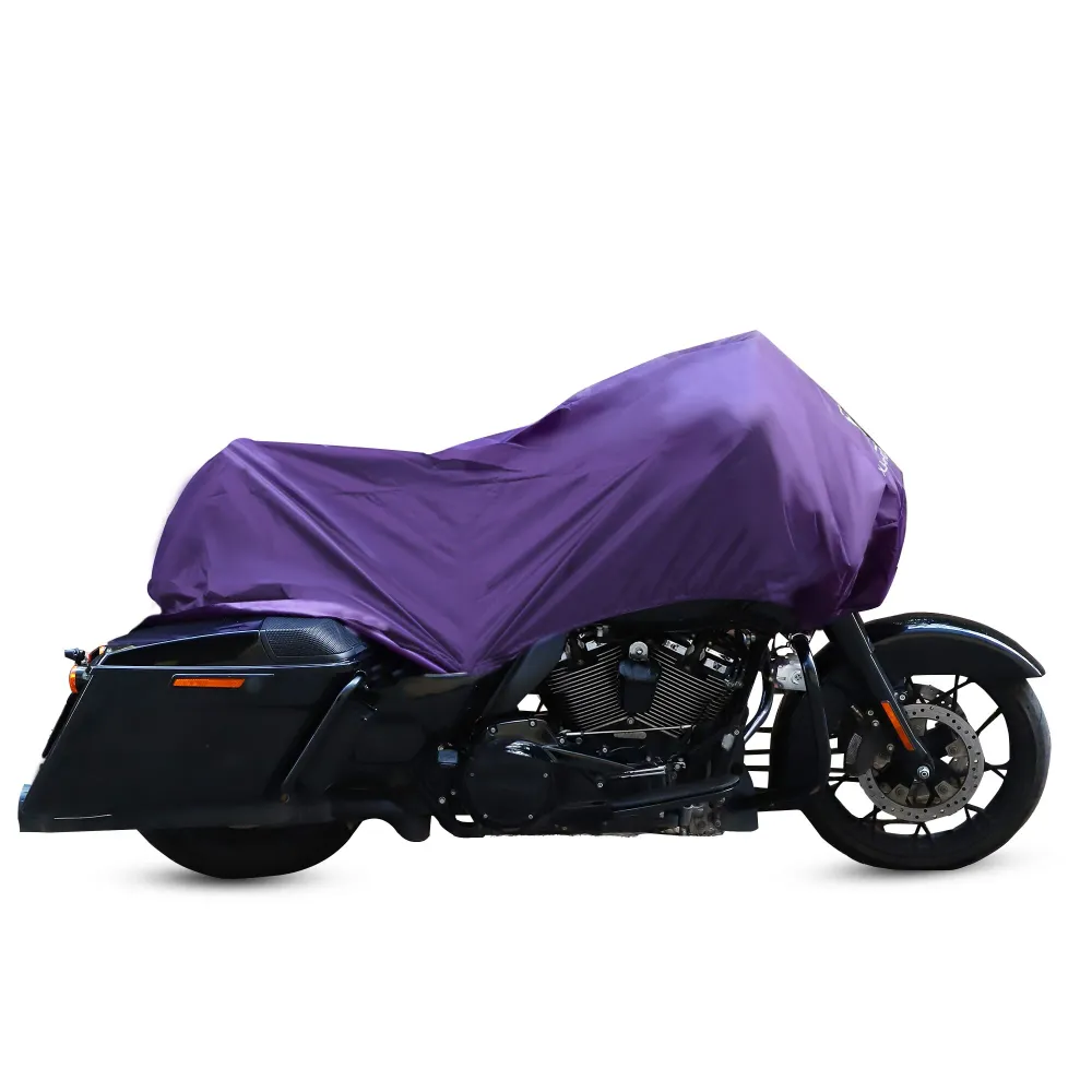 Demi-Housse Moto Waterproof Violet Antre du Motard