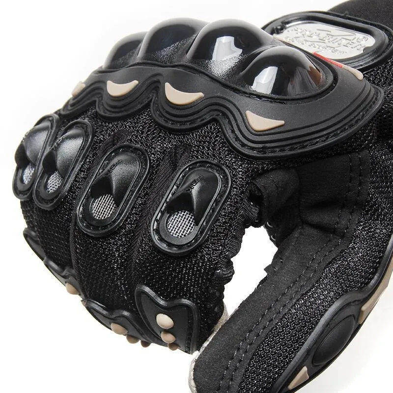Gants Moto (Textile) Noir Racing Pro-Biker Antre du Motard