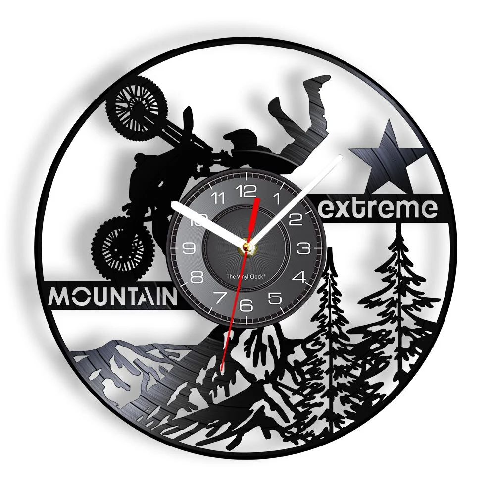 Horloge Murale Moto Cross Figure Freestyle Antre du Motard