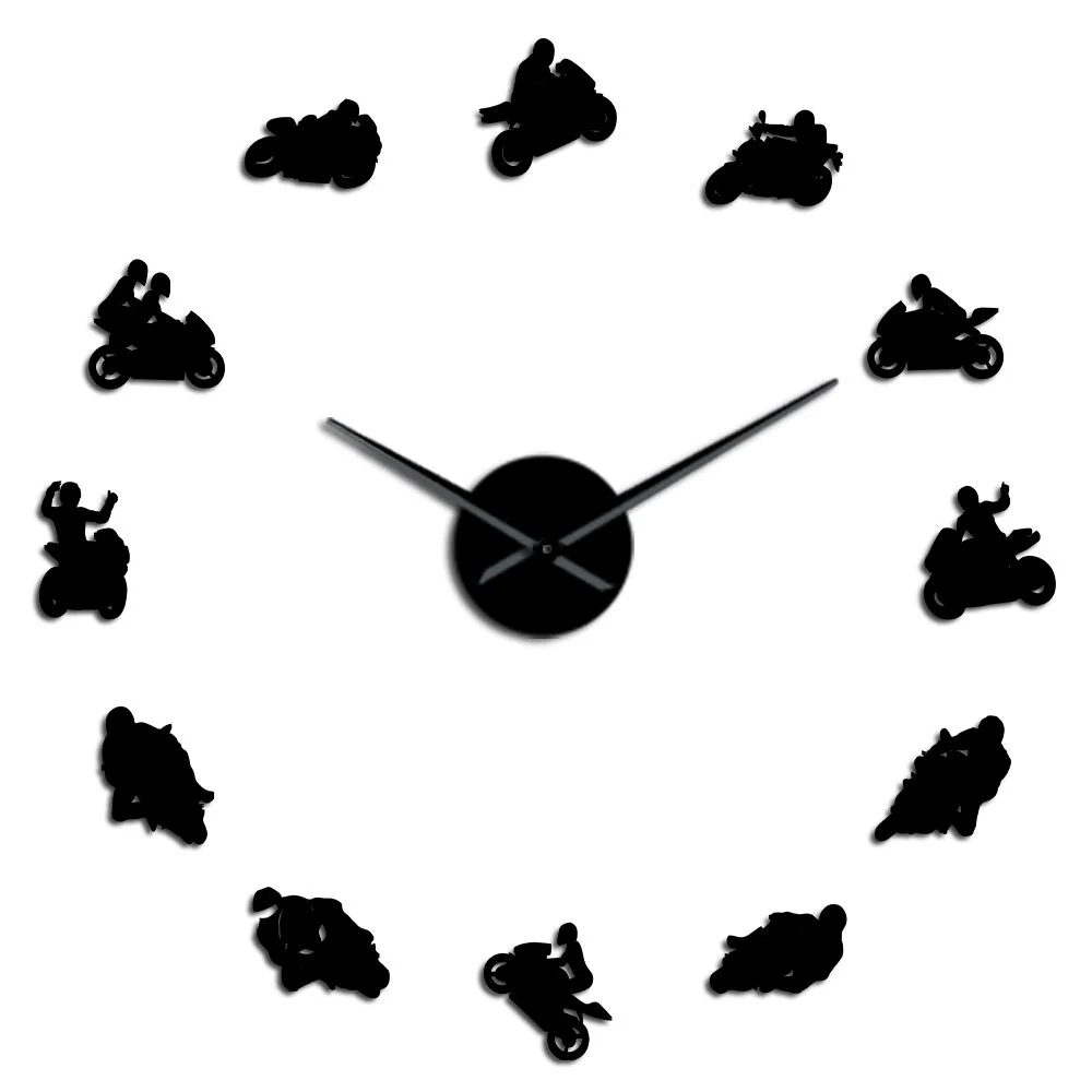 Horloge Murale Moto Bécane à 360° Antre du Motard