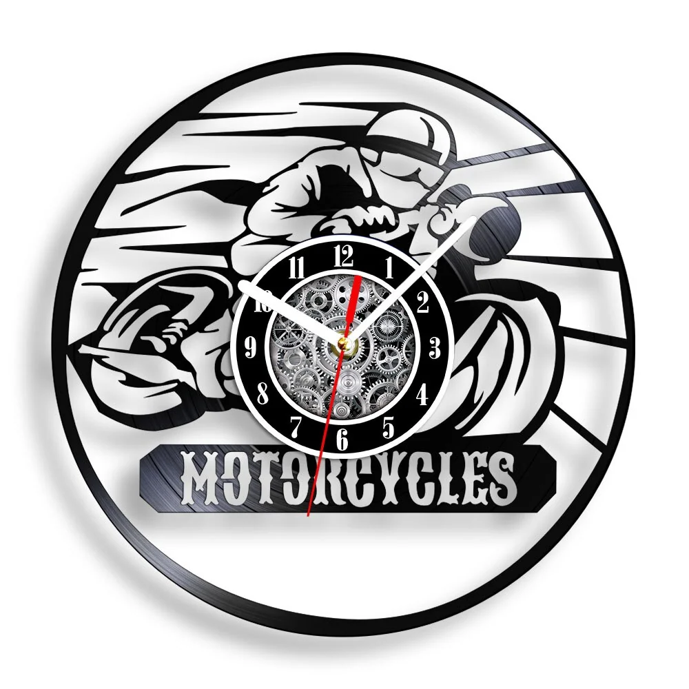 Horloge Murale Moto Biker Vintage Antre du Motard