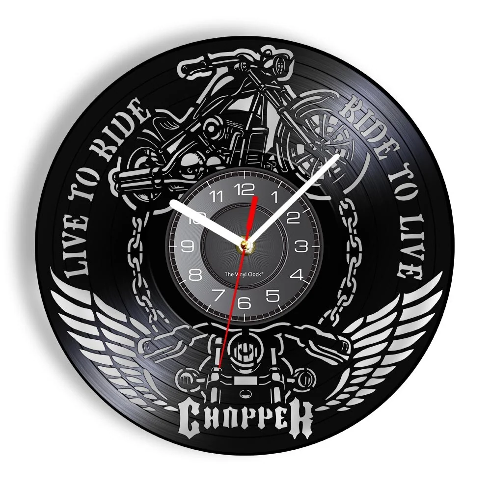 Horloge Murale Moto à Chaînes Antre du Motard