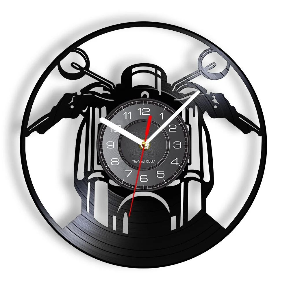 Horloge Murale Moto Chopper Antre du Motard