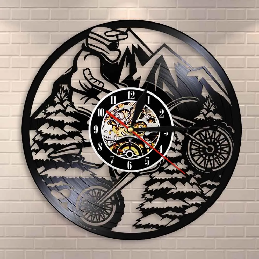 Horloge Murale Moto Cross Avec Antre du Motard