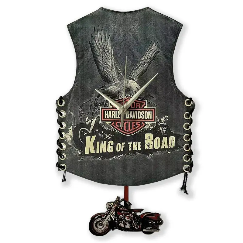 Horloge Murale Moto Harley Davidson Vintage Antre du Motard