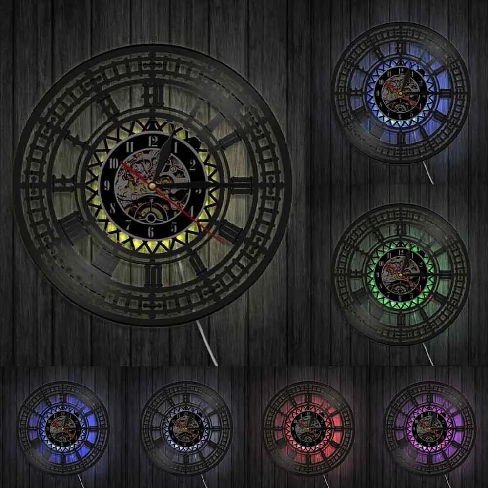 Horloge Murale Moto Roue (LED) Antre du Motard
