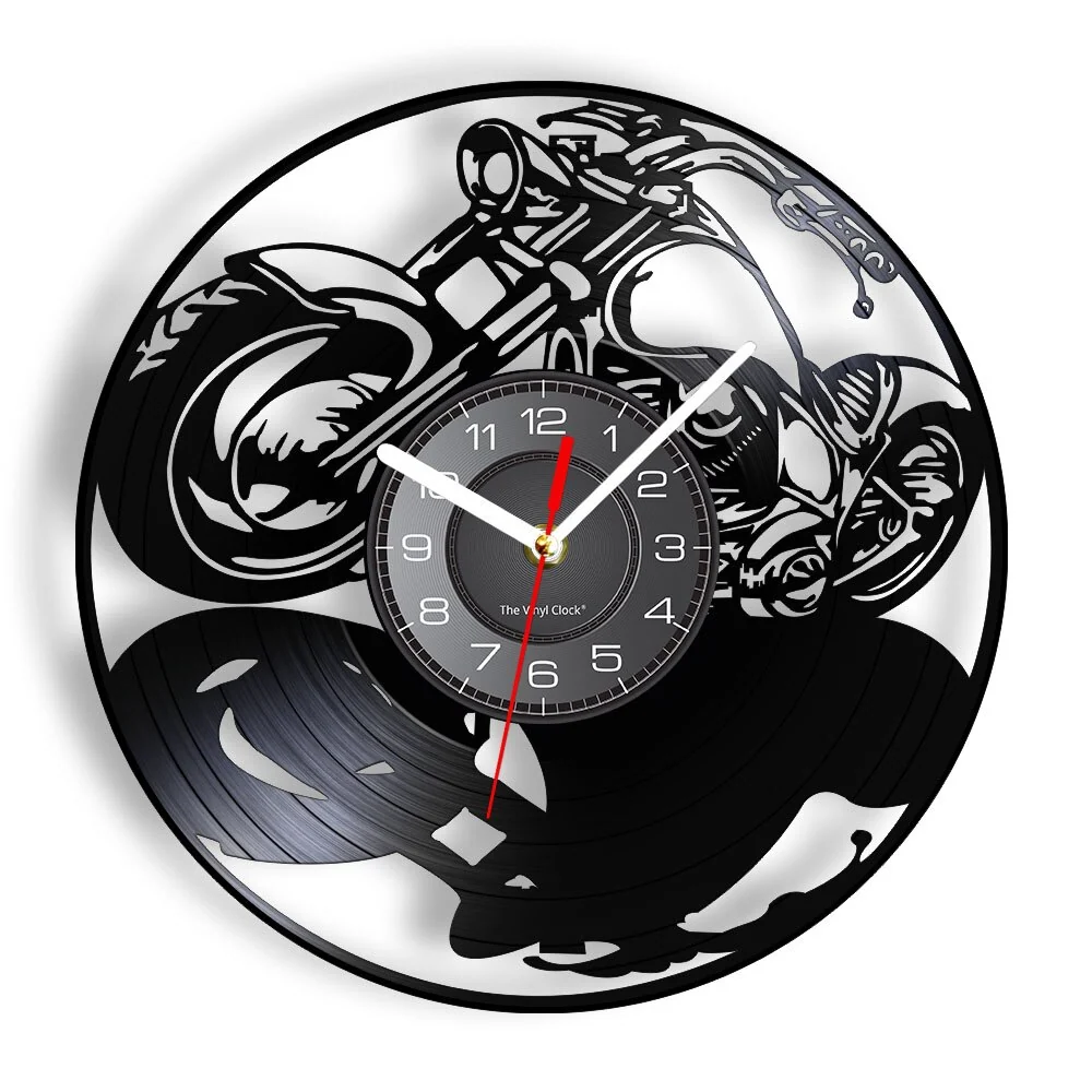 Horloge Murale Moto Style Chopper Antre du Motard