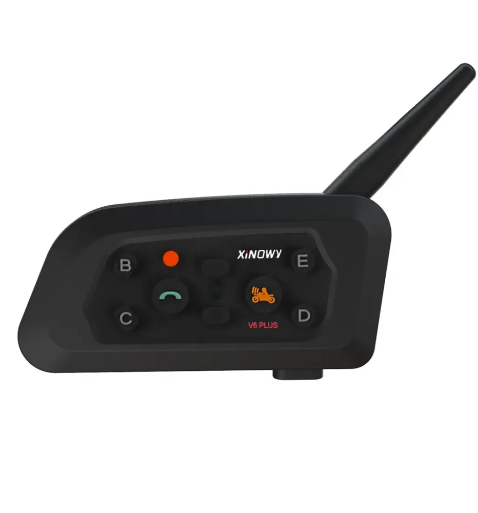 Intercom bluetooth moto V6 Plus 1200M 6 motards Antre du Motard