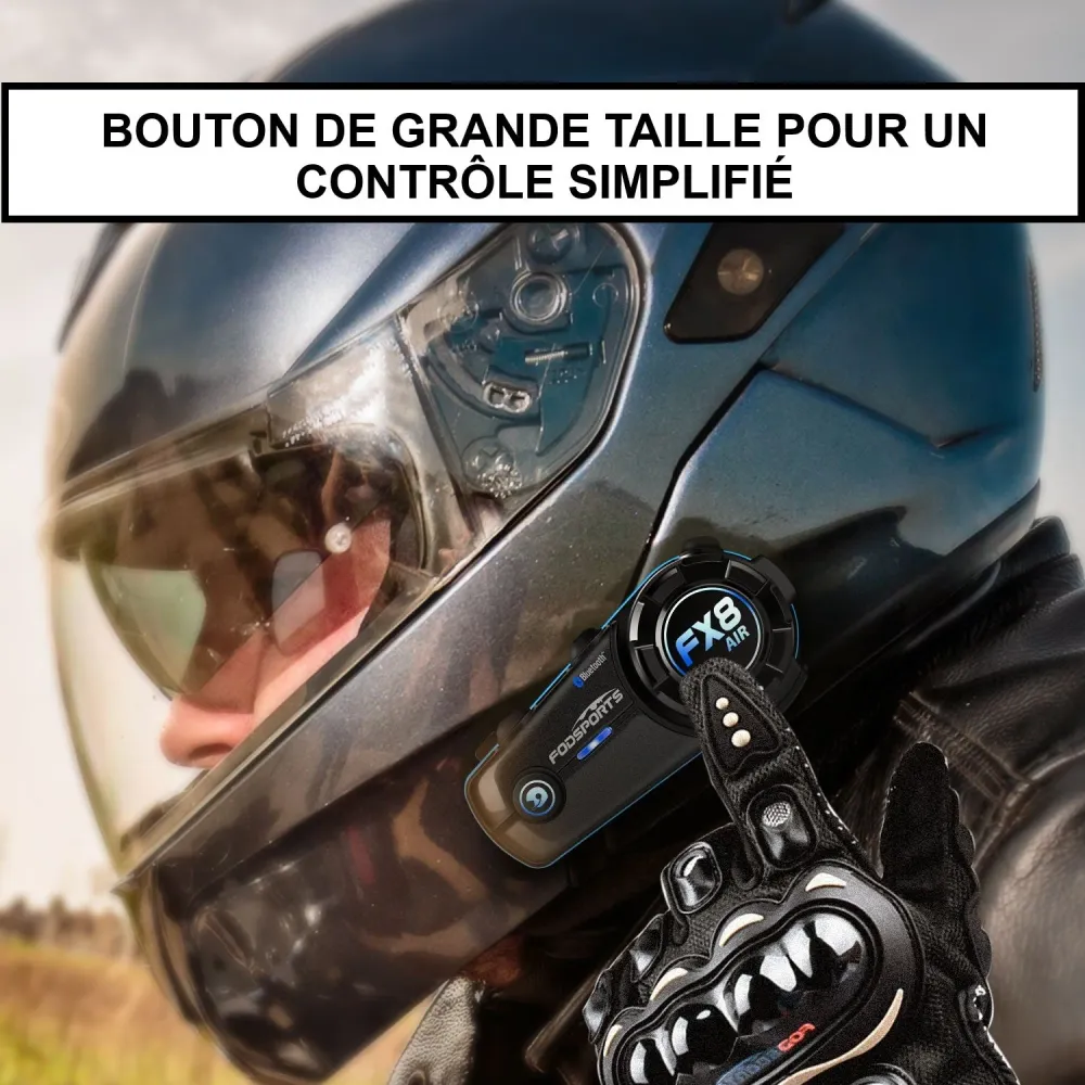 Intercoms moto - Paire de FX8 AIR Antre du Motard