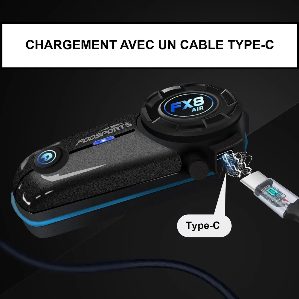 Intercoms moto - Paire de FX8 AIR Antre du Motard