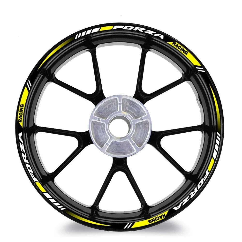 Liseret de Jante Moto Forza Racing Jaune Antre du Motard