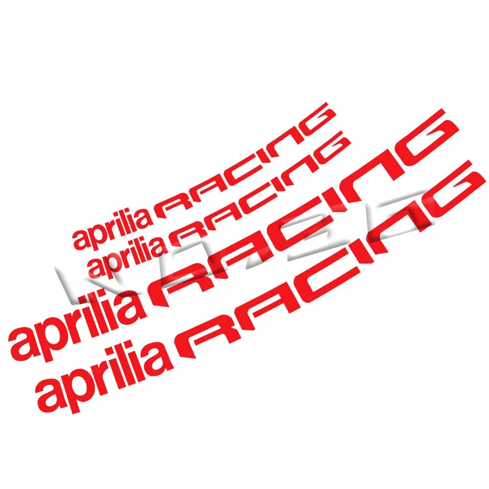 Liseret de Jante Moto Stickers Aprilia Racing Rouge Antre du Motard