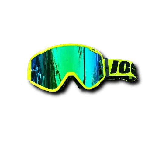 Lunette Moto Cross Ecran Large Full Vert Antre du Motard