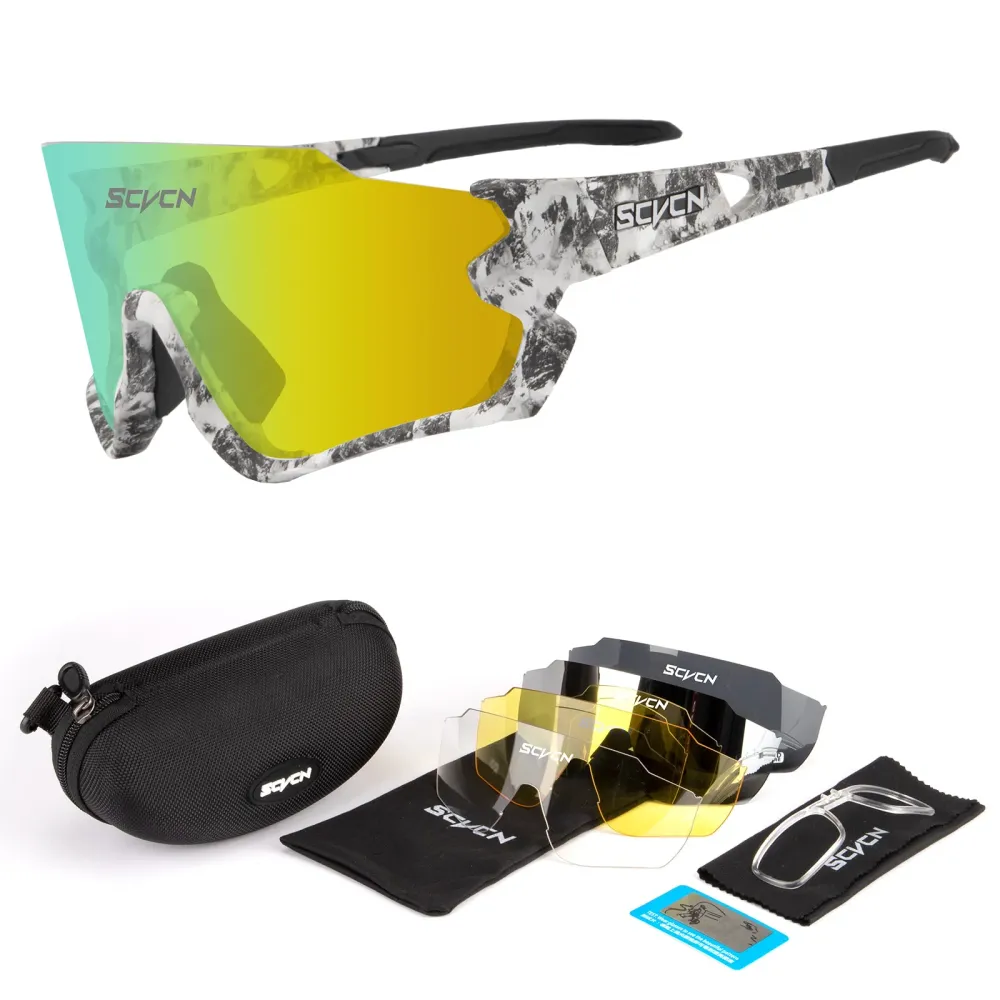 Lunette Moto Photochromique Camouflage avec Verre Bleu et Jaune Antre du Motard