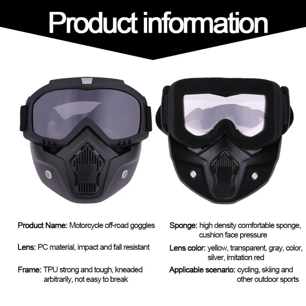 Lunette Moto Couverture Intégrale Antre du Motard