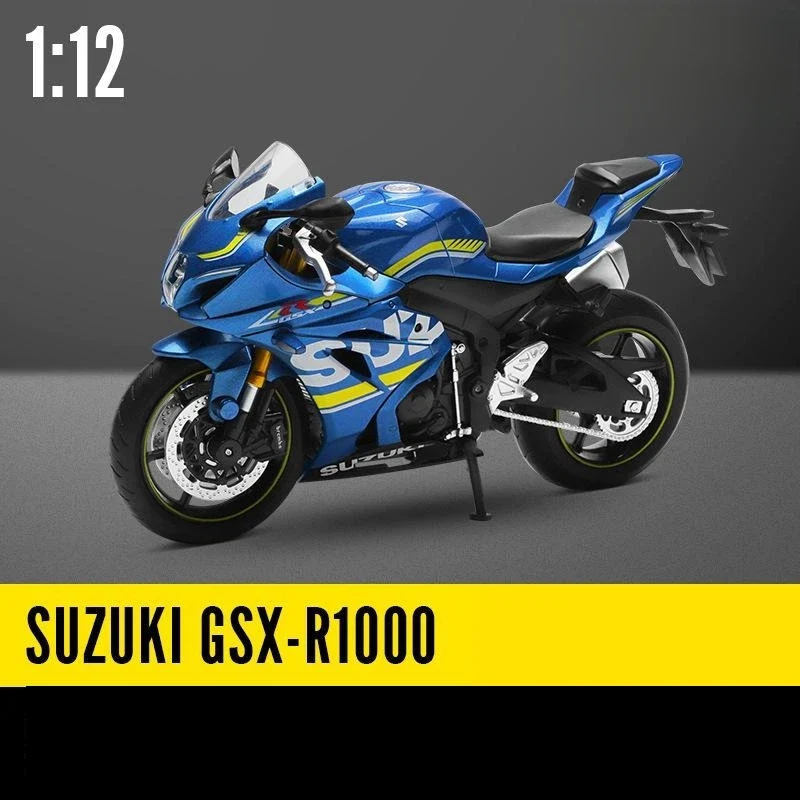 Moto Miniature 1:12 SUZUKI GSX-R1000 Kit Peinture Bleu Antre du Motard