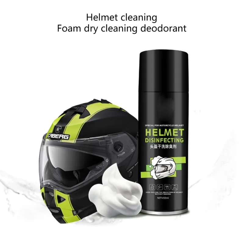 Nettoyant Mousse pour Intérieur de Casque de Moto Antre du Motard