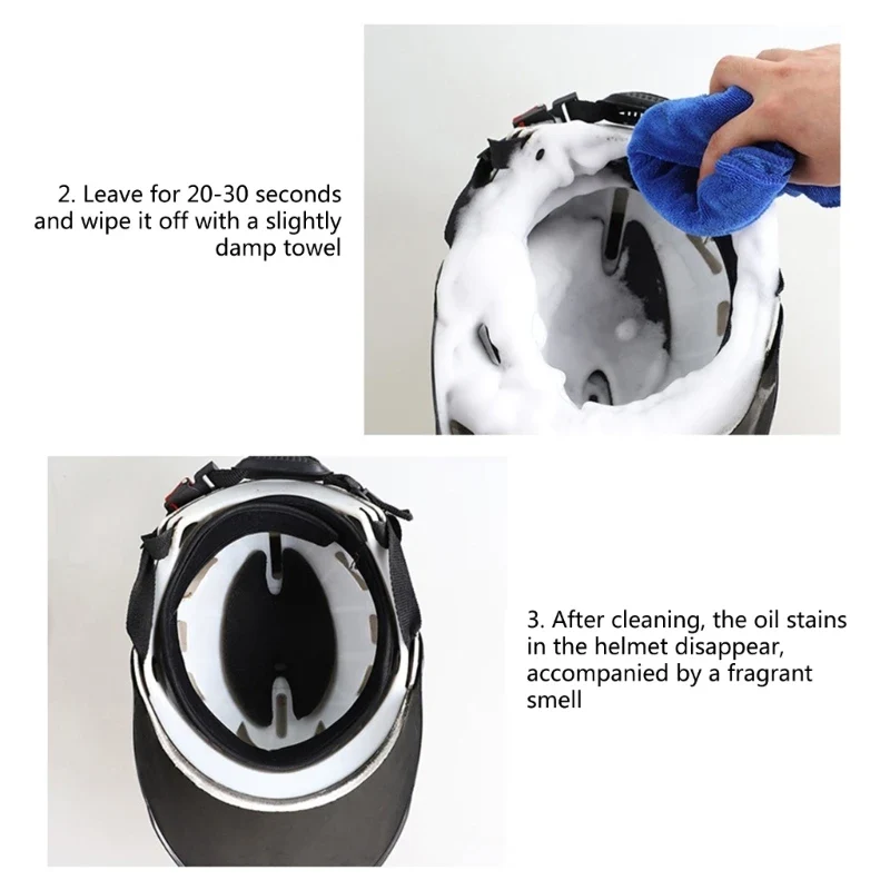 Nettoyant Mousse pour Intérieur de Casque de Moto Antre du Motard