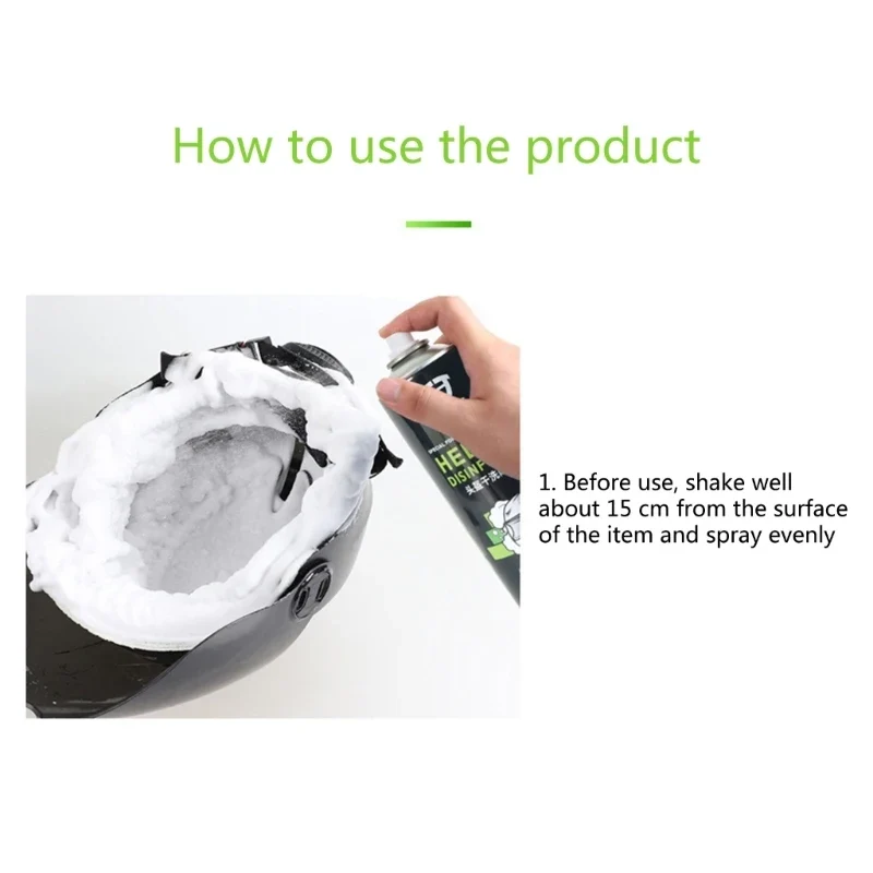 Nettoyant Mousse pour Intérieur de Casque de Moto Antre du Motard