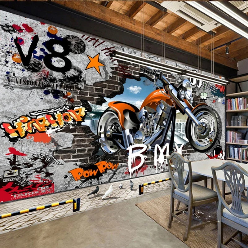 Papier Peint Moto Antre du Motard