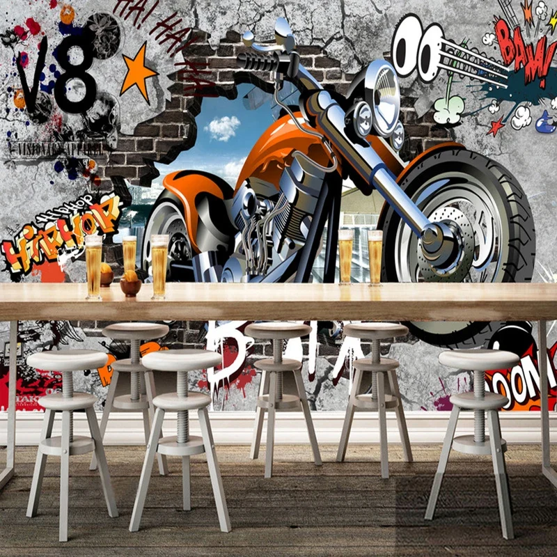 Papier Peint Moto Antre du Motard