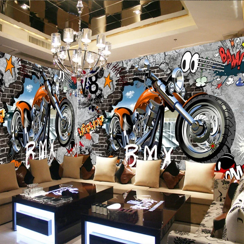 Papier Peint Moto Antre du Motard