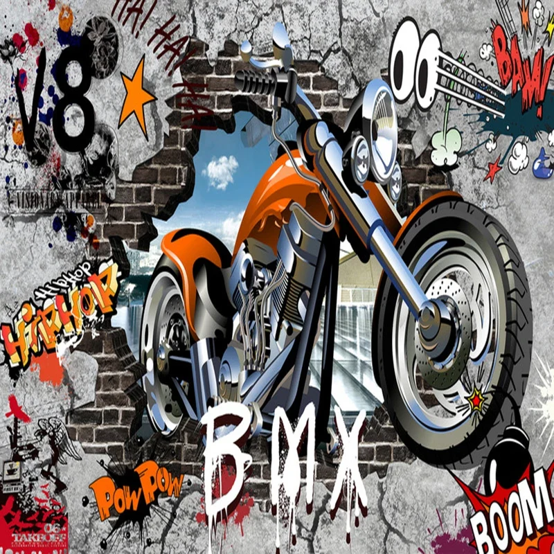 Papier Peint Moto Antre du Motard