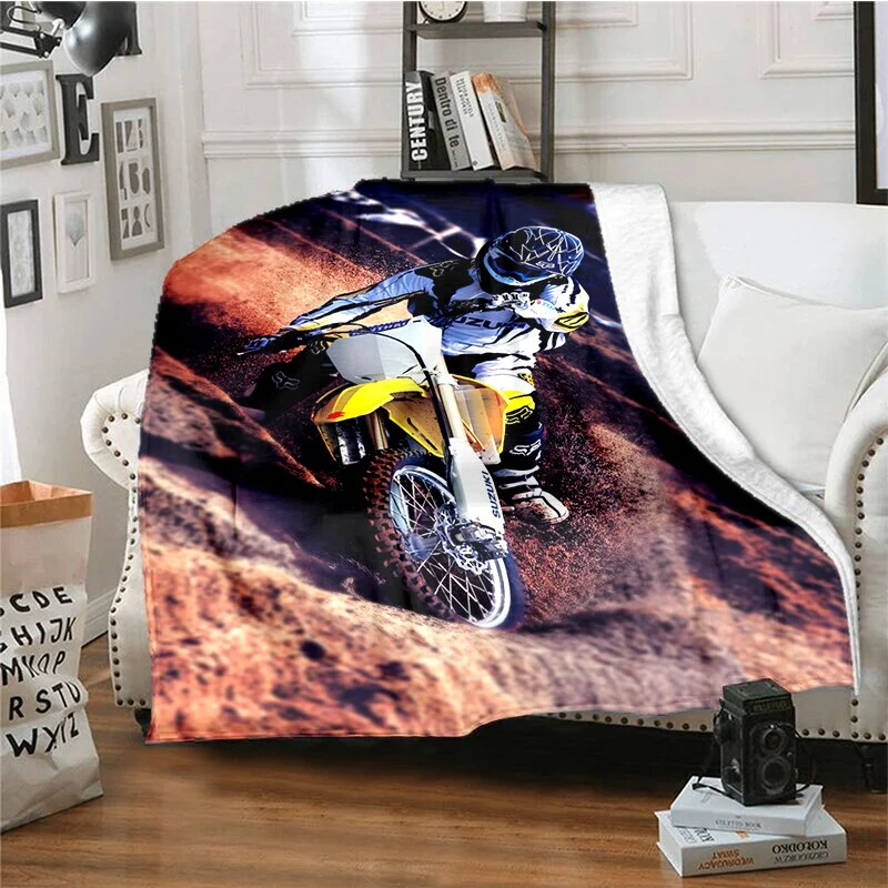 Plaid Moto Cross Entrainement Antre du Motard
