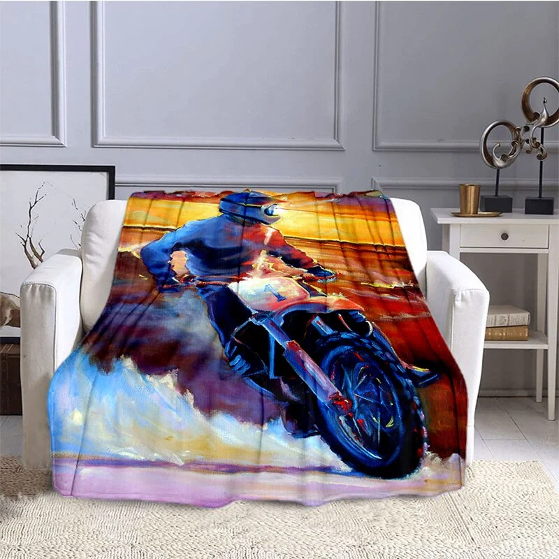 Plaid Moto Cross Glissade Antre du Motard