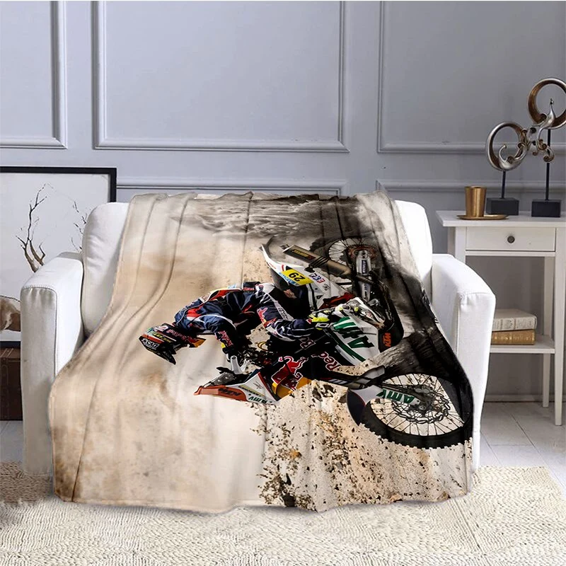 Plaid Moto Cross Poussière Antre du Motard