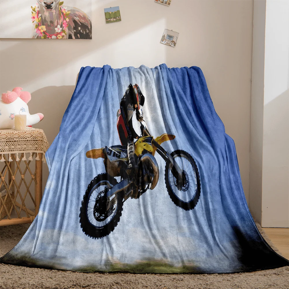 Plaid Moto Cross Saut Antre du Motard