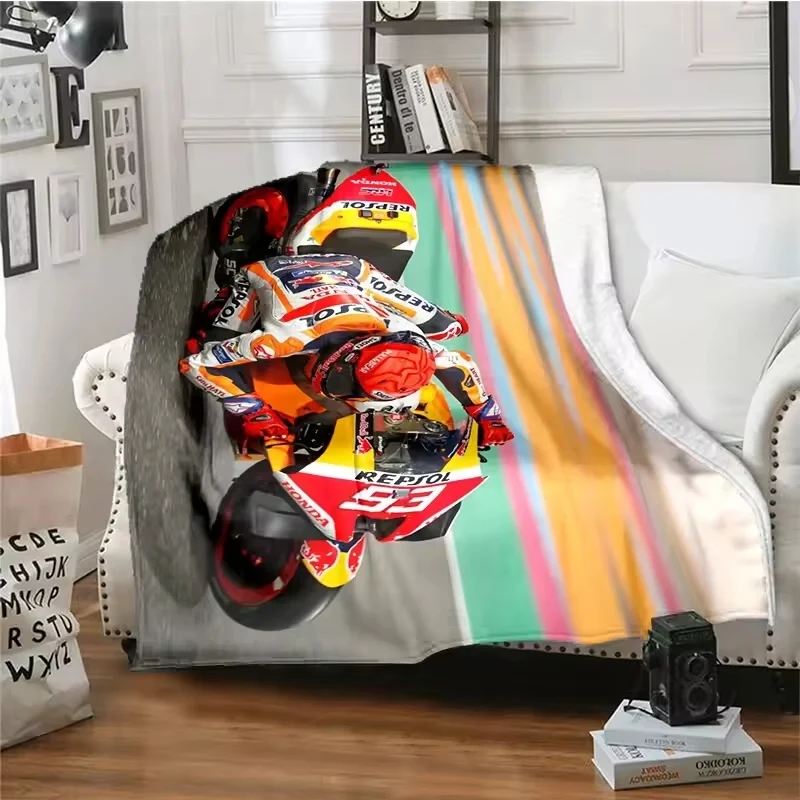 Plaid Moto GP Marquez en Course Antre du Motard