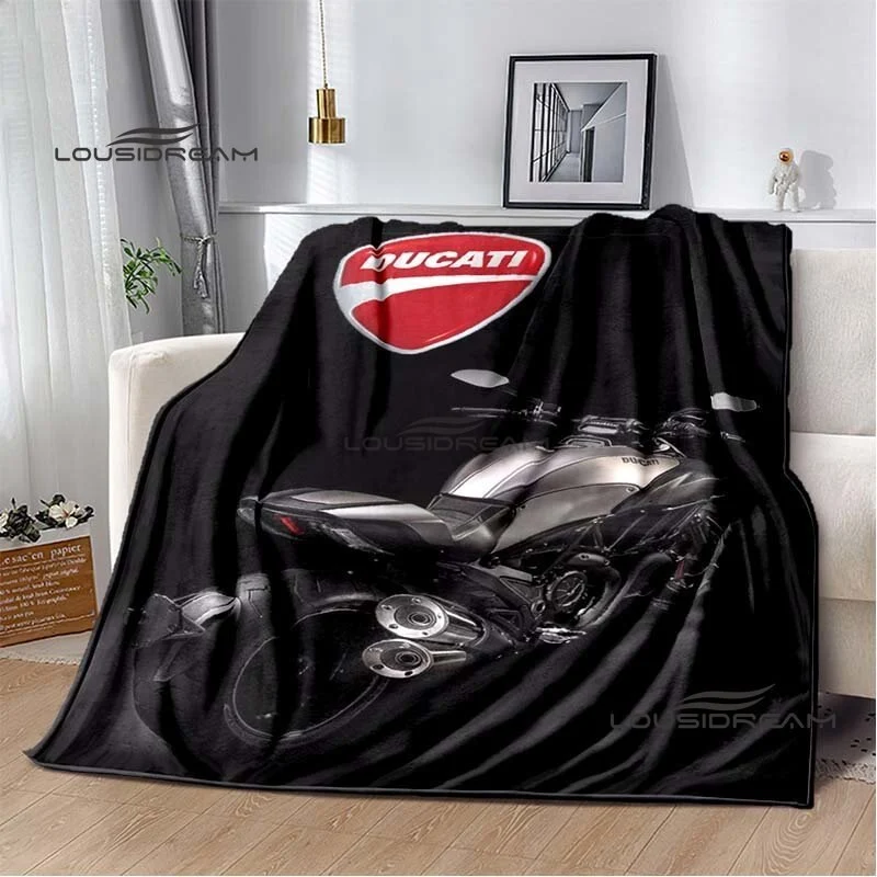 Plaid Moto Ducati à Double Pot d'Echappement Antre du Motard