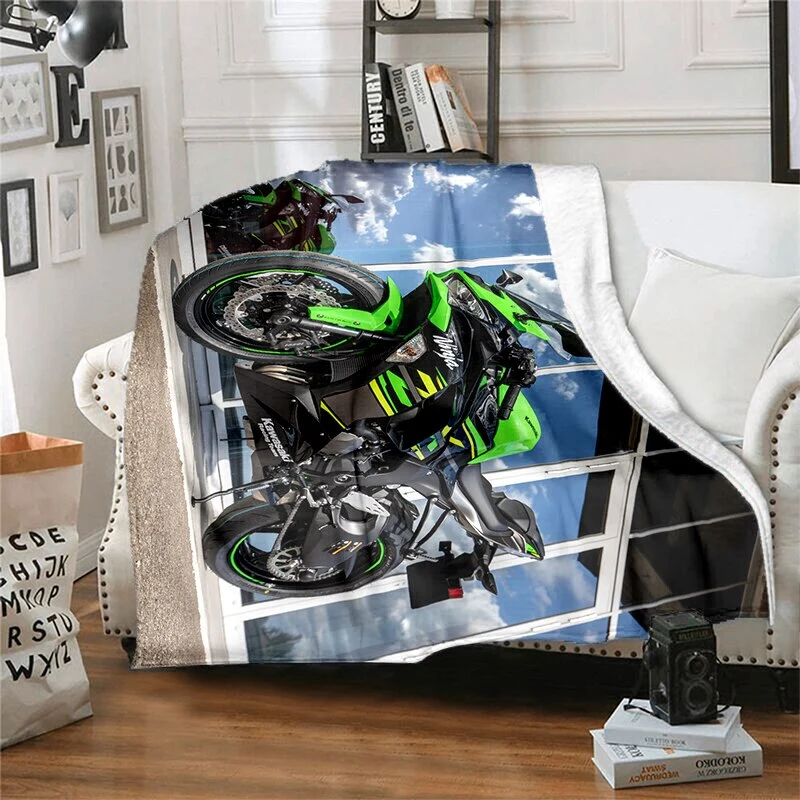 Plaid Moto Ninja Kawasaki Antre du Motard