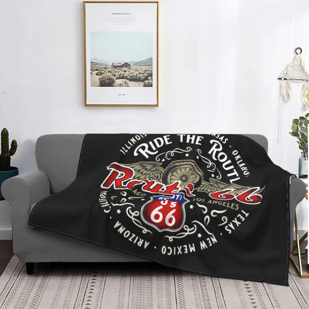 Plaid Moto Route 66 US Antre du Motard