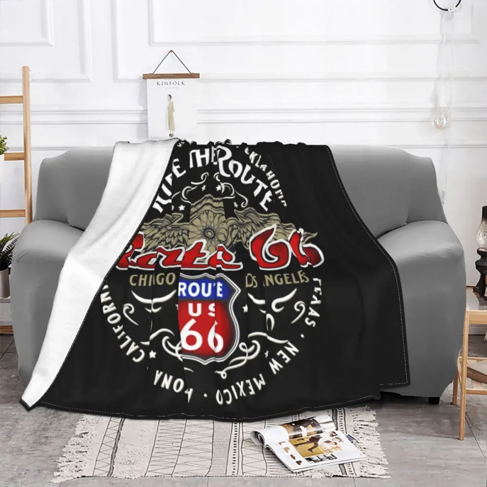 Plaid Moto Route 66 US Antre du Motard