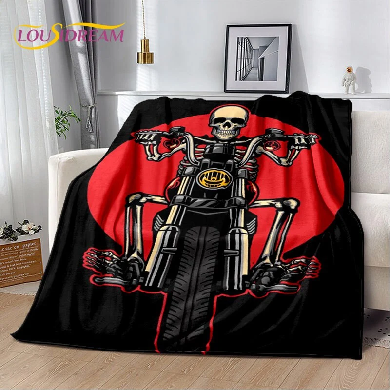 Plaid Moto Skull Biker Antre du Motard