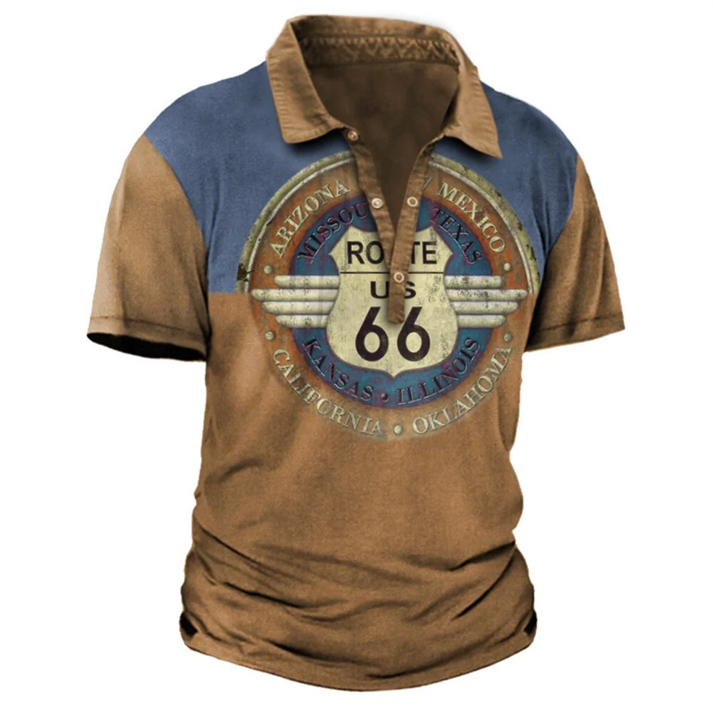 Polo Moto Route 66 US Antre du Motard