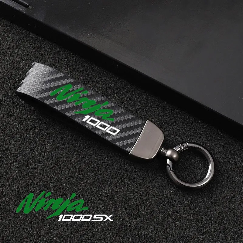 Porte-Clé Moto Imitation Carbone Ninja 1000 Antre du Motard