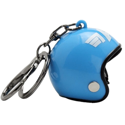 Porte-Clef Moto Cross Casque de Compétition Antre du Motard