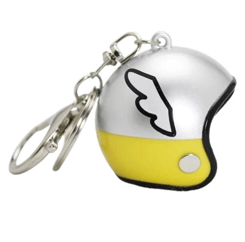 Porte-Clef Moto Cross Casque de Trial Antre du Motard