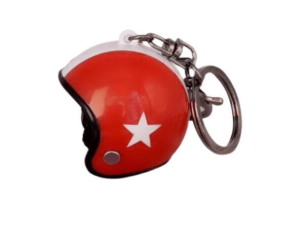 Porte-Clef Moto Casque d'Acrobatie Antre du Motard