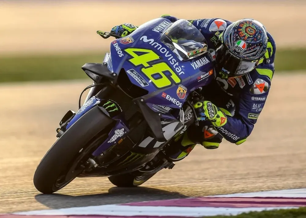 Poster Moto GP Rossi Numéro 46 Antre du Motard