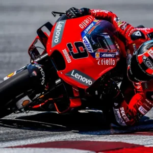 Poster Moto GP<br> Virage Serré Antre du Motard