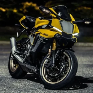 Poster Moto<br> Cliché d'une R1 en Soirée Antre du Motard