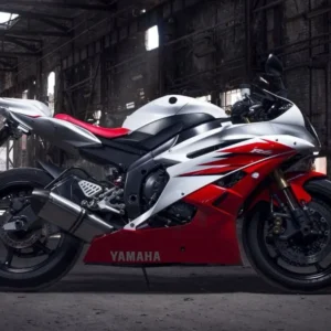 Poster Moto<br> Sportive Yamaha Antre du Motard