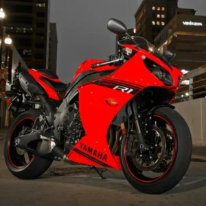 Poster Moto<br> Yamaha R1 de Nuit Antre du Motard