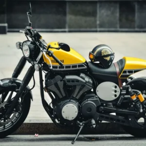 Poster Moto<br> Yamaha Vintage Antre du Motard