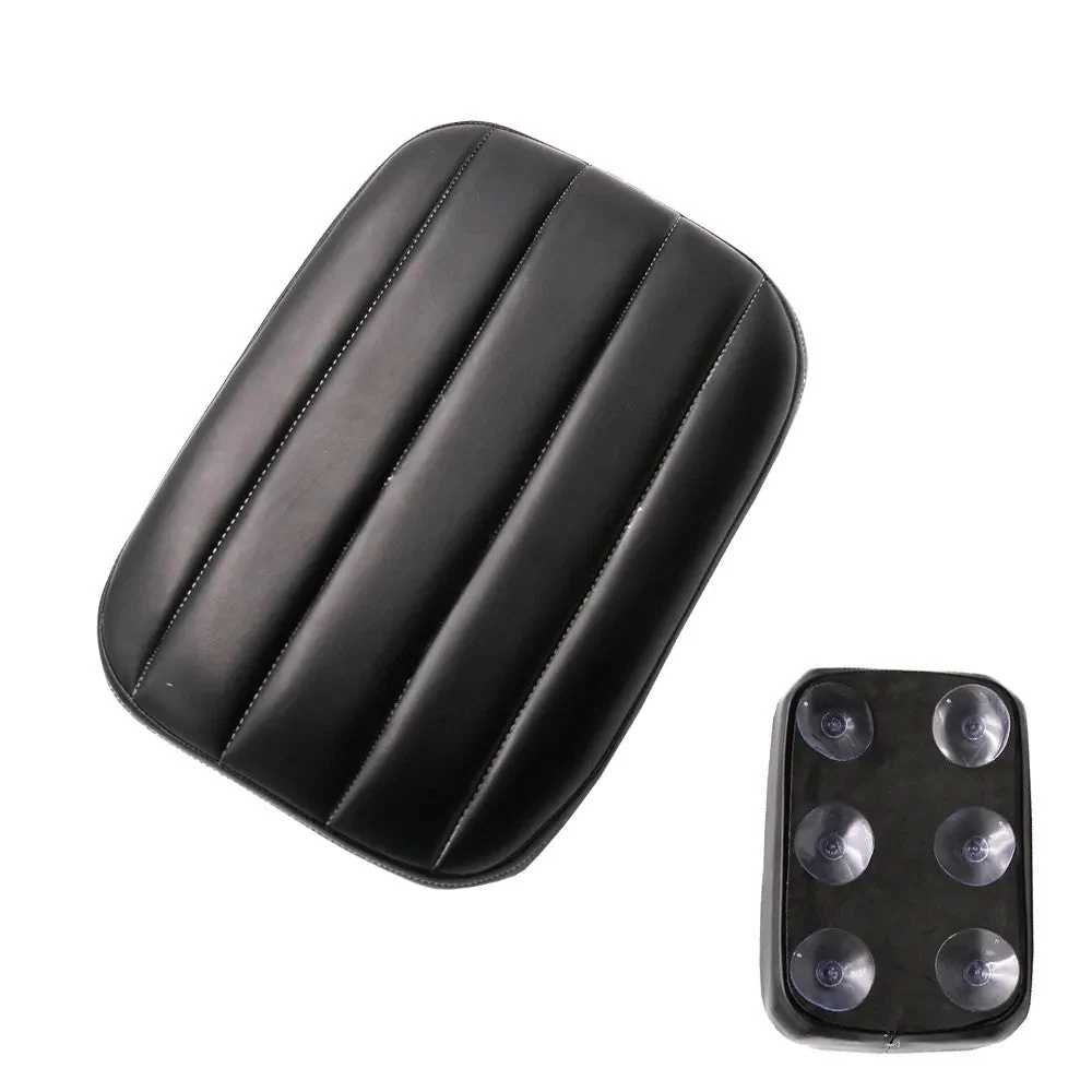 Pouf de moto à ventouses en cuir Antre du Motard